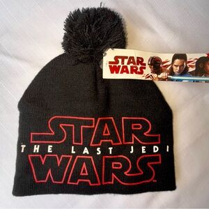 NWT Star Wars The Last Jedi  Black Beanie for Kids One Size
